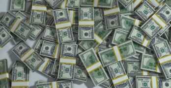 Large Stacks of Cash
