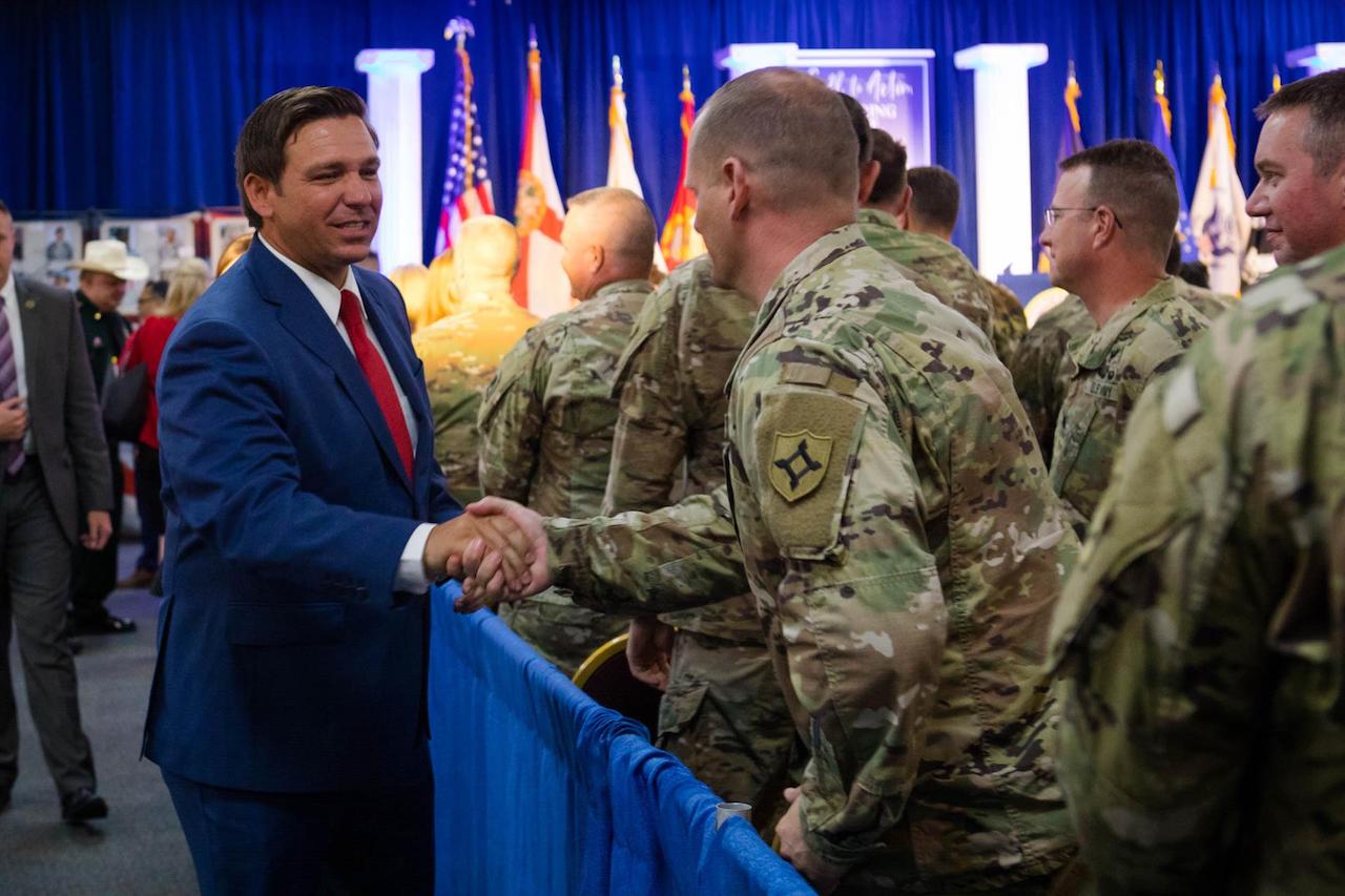Governorelect Ron DeSantis Honors Florida’s Military Members & First