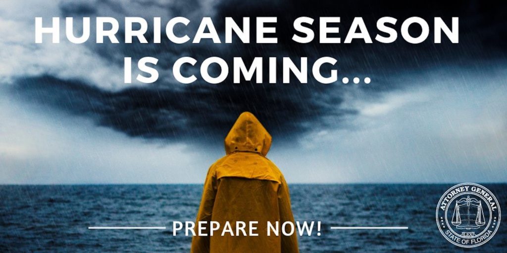 Hurricane Season Is Coming...Prepare Now! Concept Image.