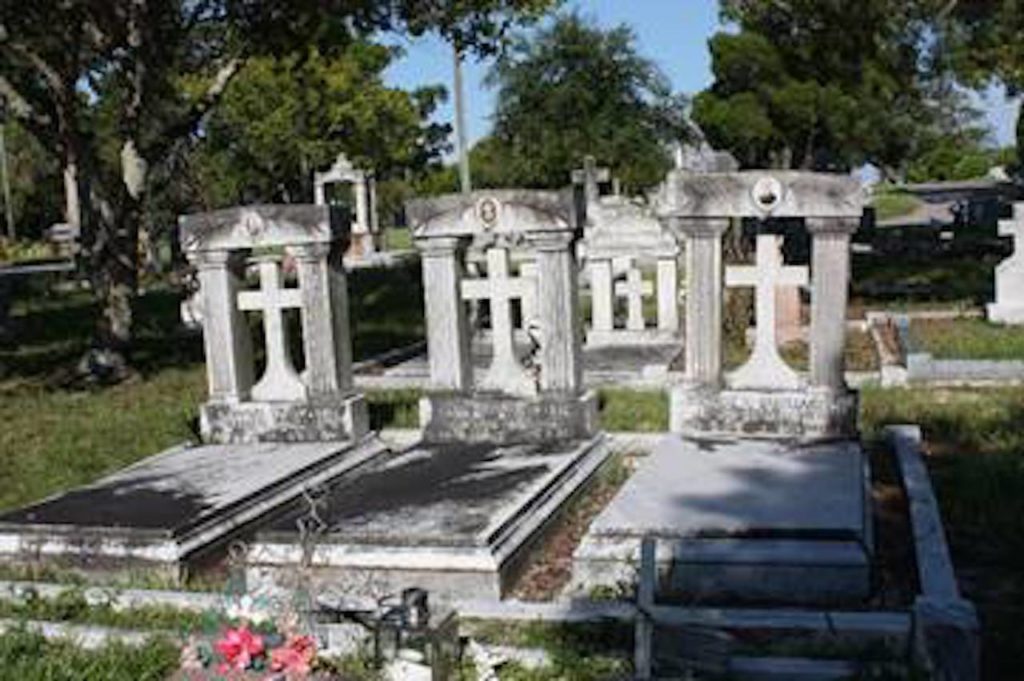 Headstones at Cycadia Cemetery