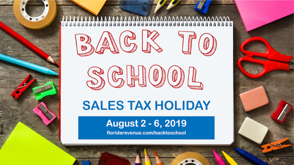 Shop Supplies Tax Free During BacktoSchool Sales Tax Holiday