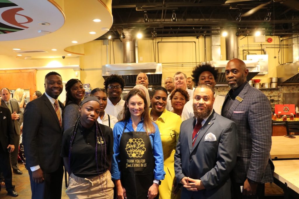 Commissioner Nikki Fried pictured with attendees at the Hebni Nutrition Press Conference on Wednesday, July 17, 2019.