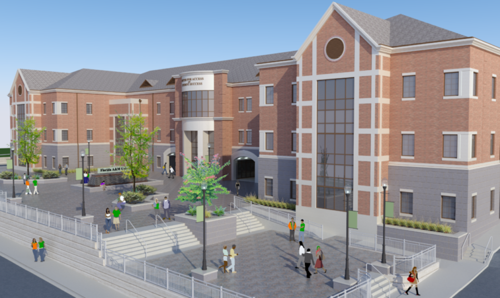 Image rendering of what will be FAMU's new Student Services Building