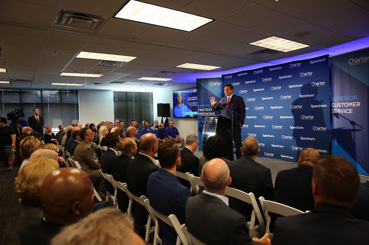 Governor Ron DeSantis Joins Charter Communications for Kick Off of