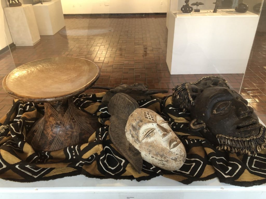 Display at the African Art Exhibit 