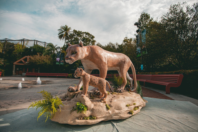 Melting Panther Sculpture